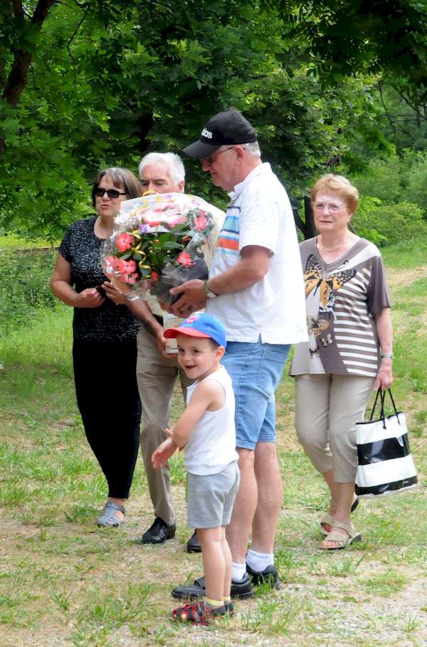 Photo de Sylviane, Daniel, Louka, Alain et Danielle